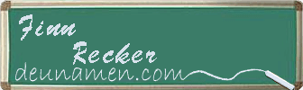 Finn Recker Visitenkarte